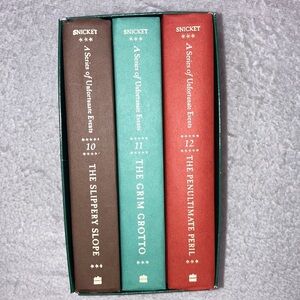 Lemony Snicket’s boxed set 10,11,12